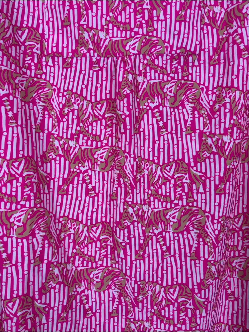 Jude Connally pink hidden zebra dress sz xl - Picture 4 of 8